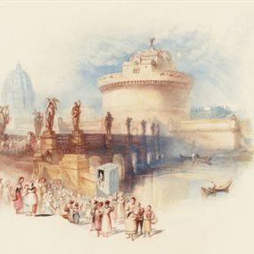Joseph Mallord William Turner - The Castle of St Angelo