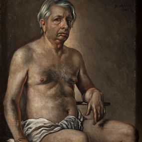 Giorgio de Chirico - Autoritratto nudo