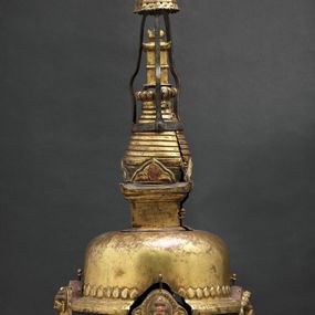 null - Stupa with cosmic Buddhas
