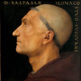 Pietro di Cristoforo Vannucci, detto Perugino -  Ritratto del monaco Baldassarre