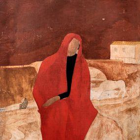 [object Object] - Madonna with a red cloak