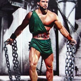 null - Steve Reeves in Hercules and the queen of Lidia