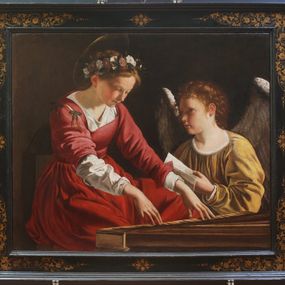 Orazio Gentileschi - Santa Cecilia che suona la spinetta