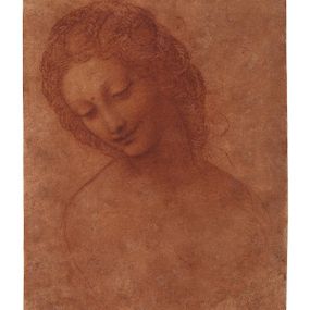 Leonardo da Vinci - Studio per la testa di Leda