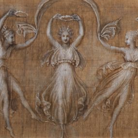 [object Object] - Five dancers holding crowns
