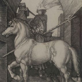 Albrecht Dürer - Stallone e cavaliera