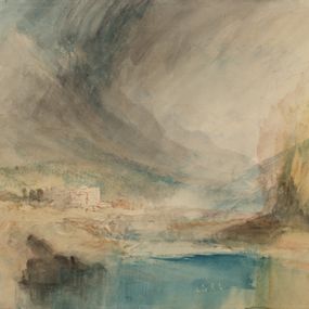 Joseph Mallord William Turner - Storm over the Mountains
