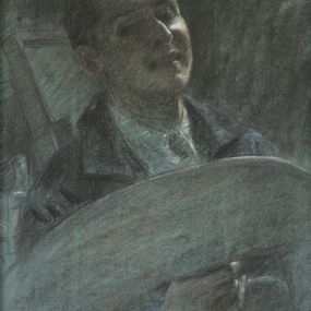 [object Object] - Self-portrait with palette
