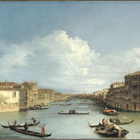 Giovanni Antonio Canal, detto Canaletto - Il Canal Grande da Palazzo Balbi