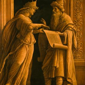 Andrea Mantegna - Una sibilla e un profeta