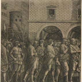 Andrea Mantegna - Il trionfo di Cesare: i senatori