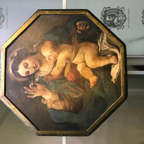 Giovanni Francesco Barbieri, detto Guercino - Madonna con bambino