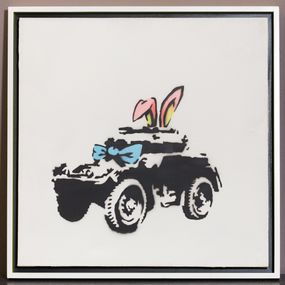 Banksy - Bunny in Armoured Car