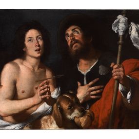Bernardo Strozzi, detto il Cappuccino - Santi Rocco e Sebastiano