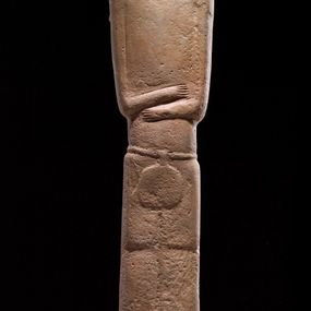 null - Stele statue with relief designs