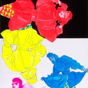 [object Object] - "Sportmax - Circle cloaks in fluorescent colors"