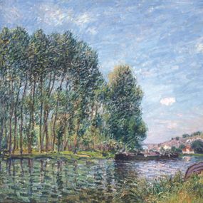 [object Object] - Turning from Loing to Moret. Spring