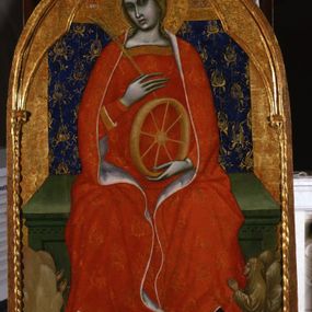 [object Object] - Santa Caterina in trono con devoti
