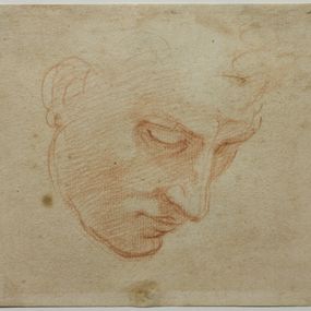 Michelangelo Buonarotti - Studio di testa per la Volta della Sistina