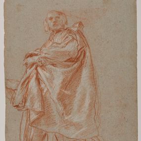 Giambattista Tiepolo - Studio di uomo in piedi volto a sinistra