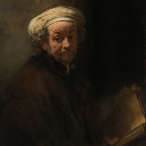 Rembrandt Harmenszoon van Rijn, detto Rembrandt - Autoritratto come san Paolo