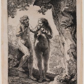 Rembrandt Harmenszoon van Rijn, detto Rembrandt - Adamo ed Eva