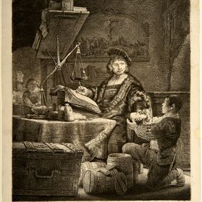 Rembrandt Harmenszoon van Rijn, detto Rembrandt - Ritratto di Jan Uytenbogaert