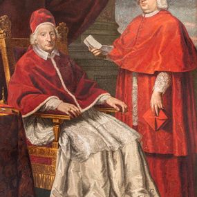 [object Object] - Portrait of Clement XII with Cardinal Neri Maria Corsini