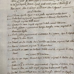 null - List of paintings from Palazzo Corsini to Luigi Mirri