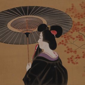 [object Object] - A geisha with a parasol