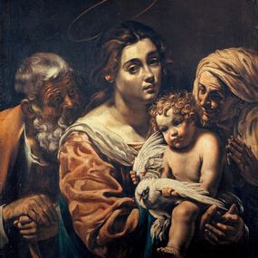 [object Object] - Holy Family with Saint Anne