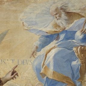 Luca Giordano - San Michele Arcangelo sconfigge gli angeli ribelli, particolare