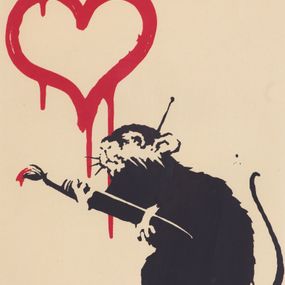 Banksy - Love Rat