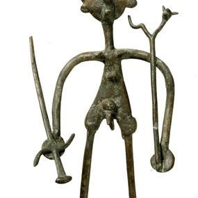 null - Standing figure with thin legs