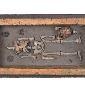null - Model of a tomb found close to S. Agata de' Goti