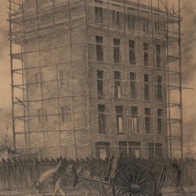 Umberto Boccioni - Casa in costruzione