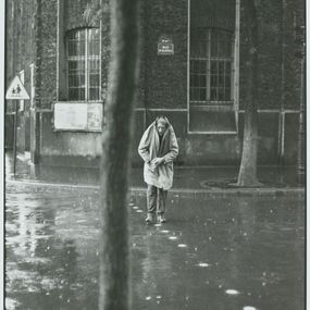 Henri Cartier-Bresson - Alberto Giacometti, Rue d'Alésia, Paris, France