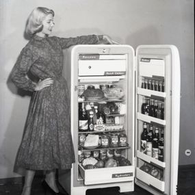 null - Refrigerator with model