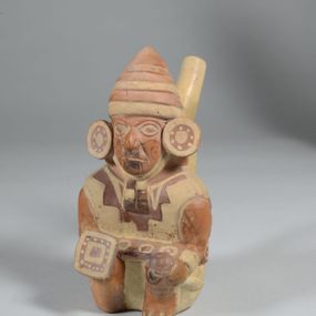 null - Bouteille anthropomorphe guerrier moche