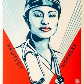 Shepard Fairey - Valor e Grace Nurse