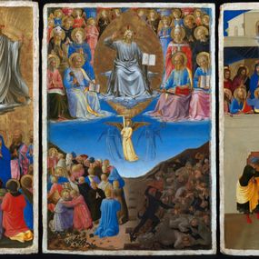 [object Object] - Triptych with Ascension, Last Judgment, Pentecost