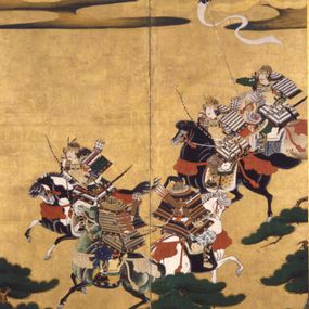 null - Screen with scenes from the Genpei war