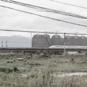 null - Viadotto della ferrovia nel cantiere della newtown