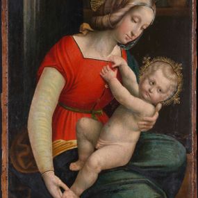 [object Object] - Madonna con Bambino, from Raphael