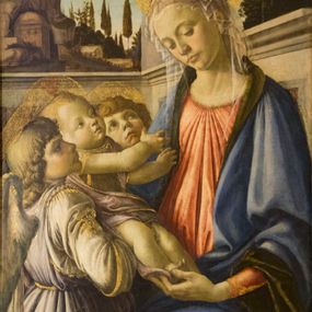 [object Object] - Madonna and Child with Angels