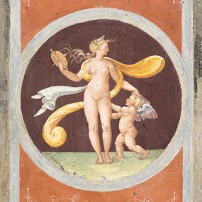 Giulio Romano - Venere allo specchio e amore