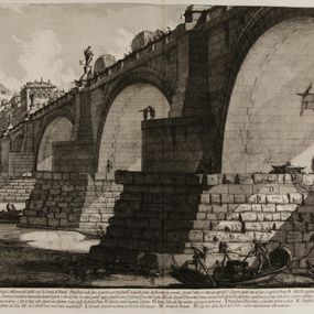 Giambattista Piranesi - Veduta del ponte dell’EIio Adriano