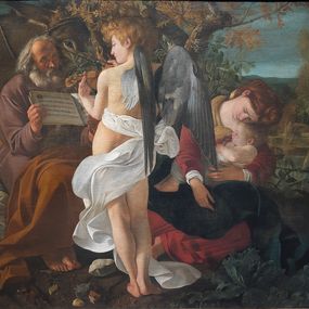 Michelangelo Merisi, detto Caravaggio - Riposo durante la fuga in Egitto