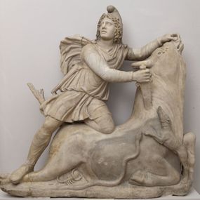 null - High relief with Mithras killing the bull
