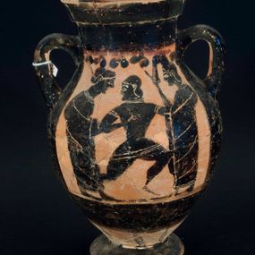 null - Amphora, Attic black-figure pottery